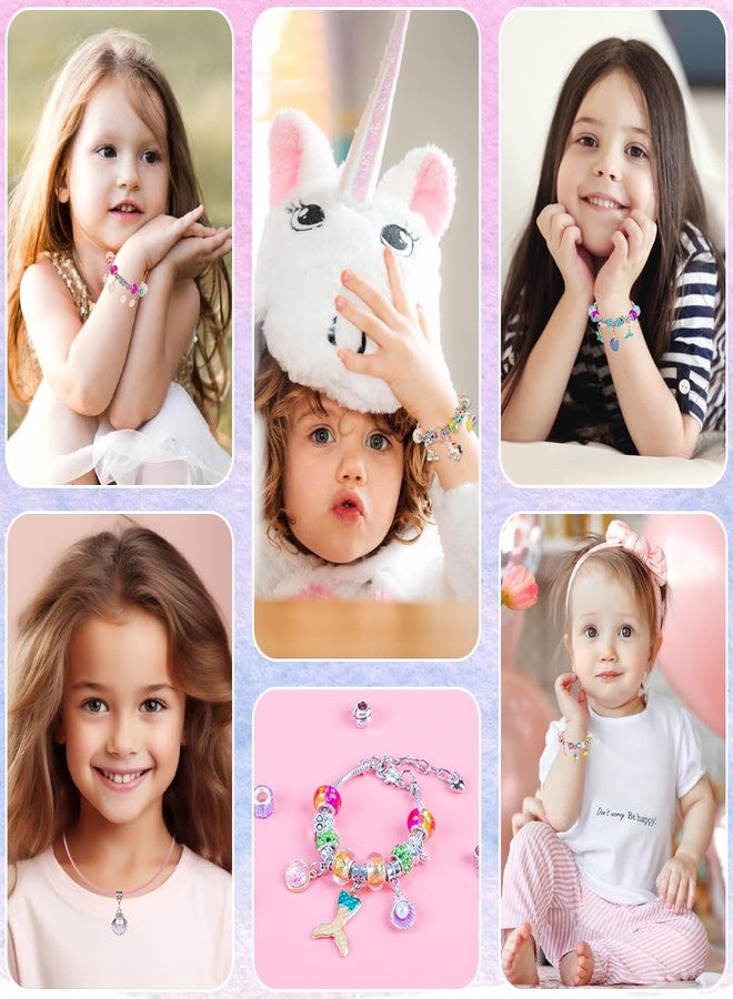 Sofier Charm Bracelet Making Kit for Girls Jewelry Box Jewelry Making Kit Gifts for Girls 4-12 DIY Craft Toys Birthday Christmas - Image 3